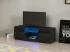 Black Gloss TV Unit with led Lights for 75Inch Tv's - Image 4