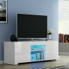 Small White Gloss TV Unit for 55Inch Tv's - Image 7