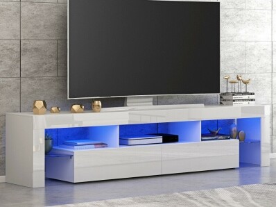 White High Gloss TV Stand