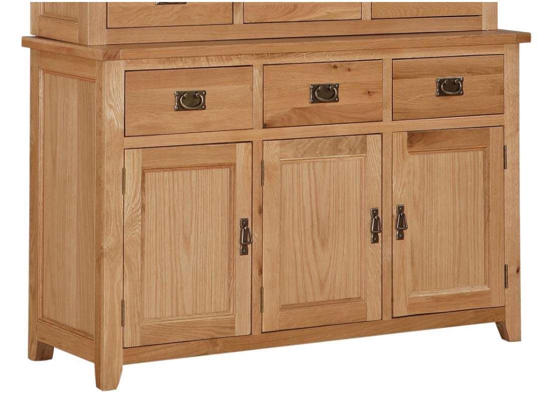 Forester Oak Sideboard 3 Doors & 3 Drawers