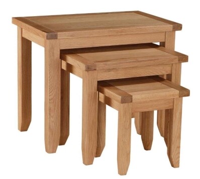Oak Nest of Tables