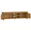 Oak TV unit