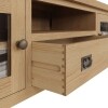 Large Oak TV Unit