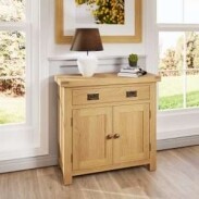 Rustic Oak Small Sideboard