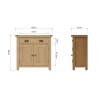 Light Oak Sideboard