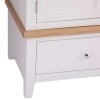 Contemporary 3 Door Wooden Wardrobe in Ivory White & Oak - Image 8