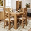 dining table rustic oak