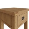 light oak lamp table