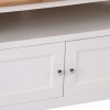 Corner TV Stand White