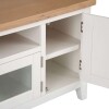 White and Oak TV Unit
