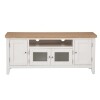 White and Oak TV Unit