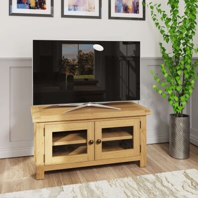 Rustic Oak TV Cabinet