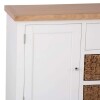 White and Oak Sideboard