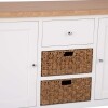 White and Oak Sideboard