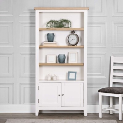 Large White Bookcase
