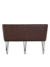 Bench 140cm Brown PU - Image 3