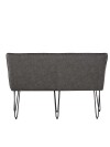 Bench 140cm Grey PU - Image 2