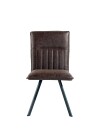 Dining Chair Brown PU - Image 2