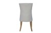 Curved Button Back Dining Chair - Natural - Image 5