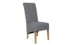 Scroll Back Chair - Light Grey - Image 5