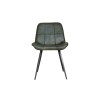 Leather & Iron Chair - Light Grey - Image 2