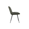 Leather & Iron Chair - Light Grey - Image 3
