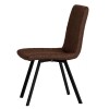 Diamond Stich Dining Chair - Brown - Image 4
