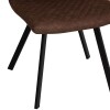 Diamond Stich Dining Chair - Brown - Image 8