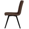 Diamond Stich Dining Chair - Brown - Image 10