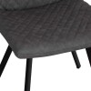 Diamond Stitch Dining Chair - Grey - Image 5