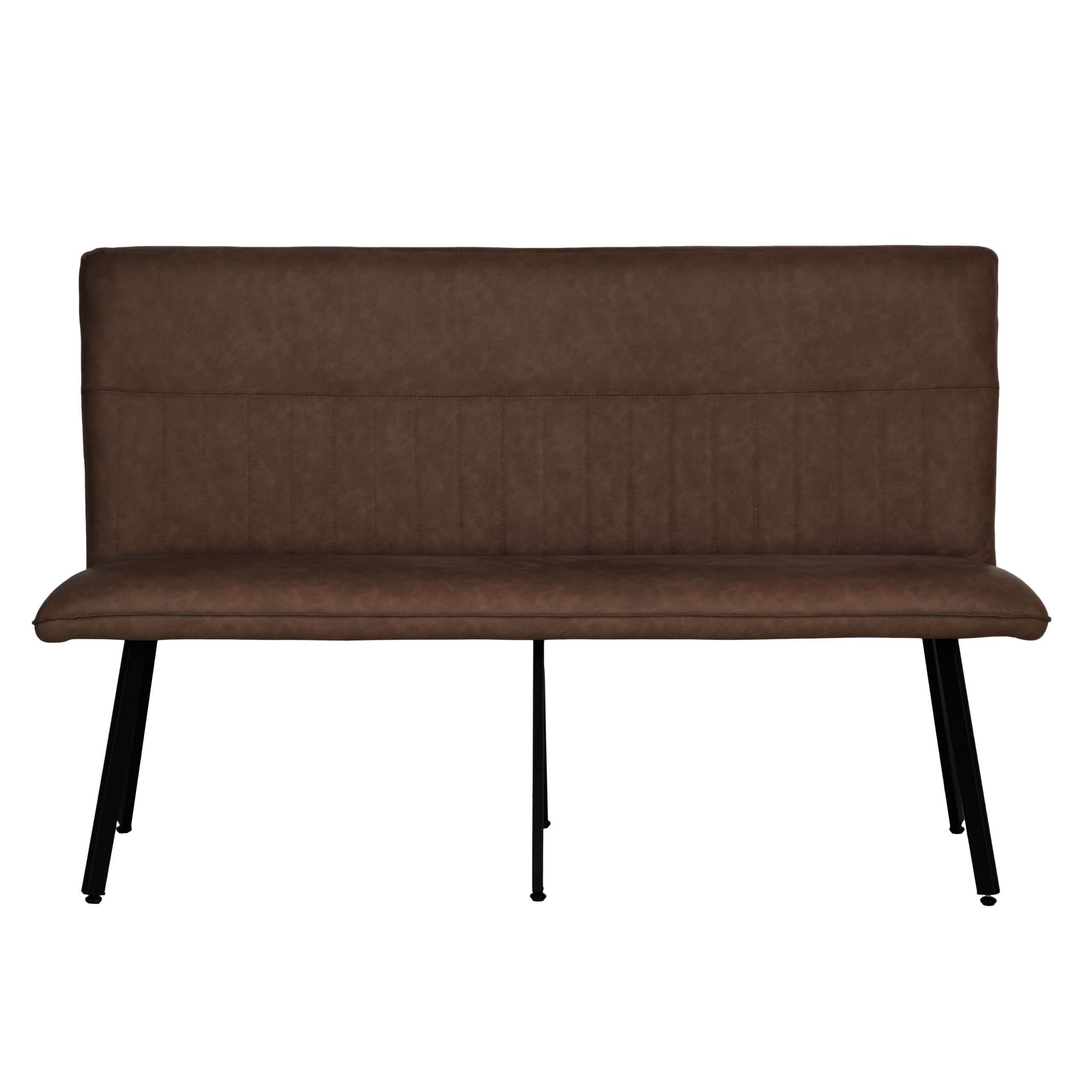 1.3m Dining Bench - Brown - Image 4