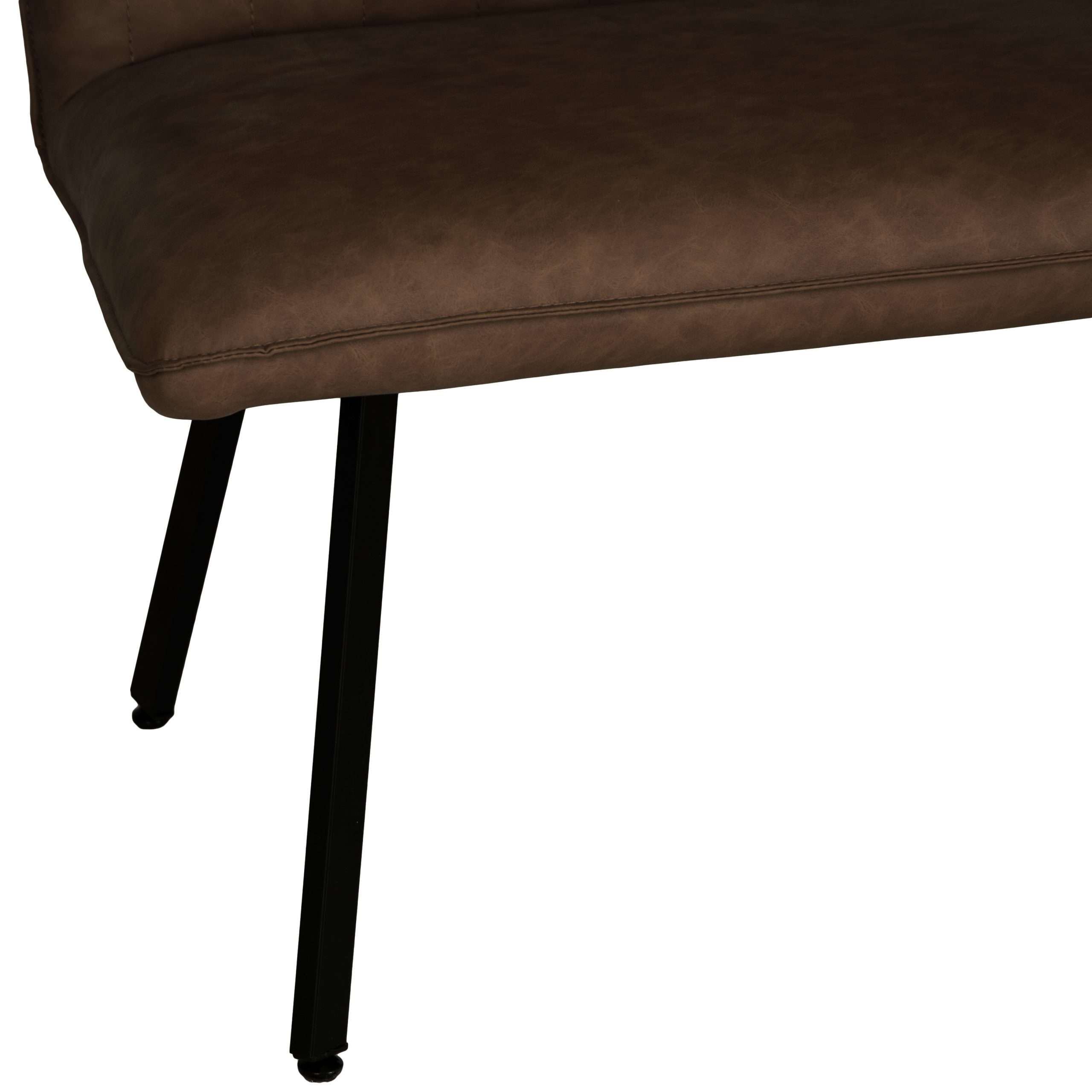 1.3m Dining Bench - Brown - Image 9