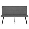 1.3m Dining Bench - Grey - Image 4