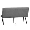 1.3m Dining Bench - Grey - Image 6