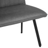 1.3m Dining Bench - Grey - Image 12