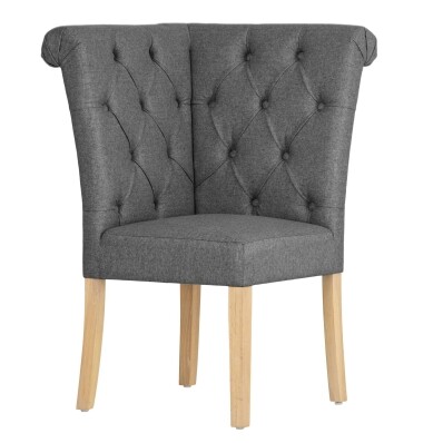 Corner Bench - Dark Grey