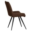 Honeycombe Stitch Dining Chair - Brown - Image 10