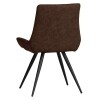 Honeycombe Stitch Dining Chair - Brown - Image 9