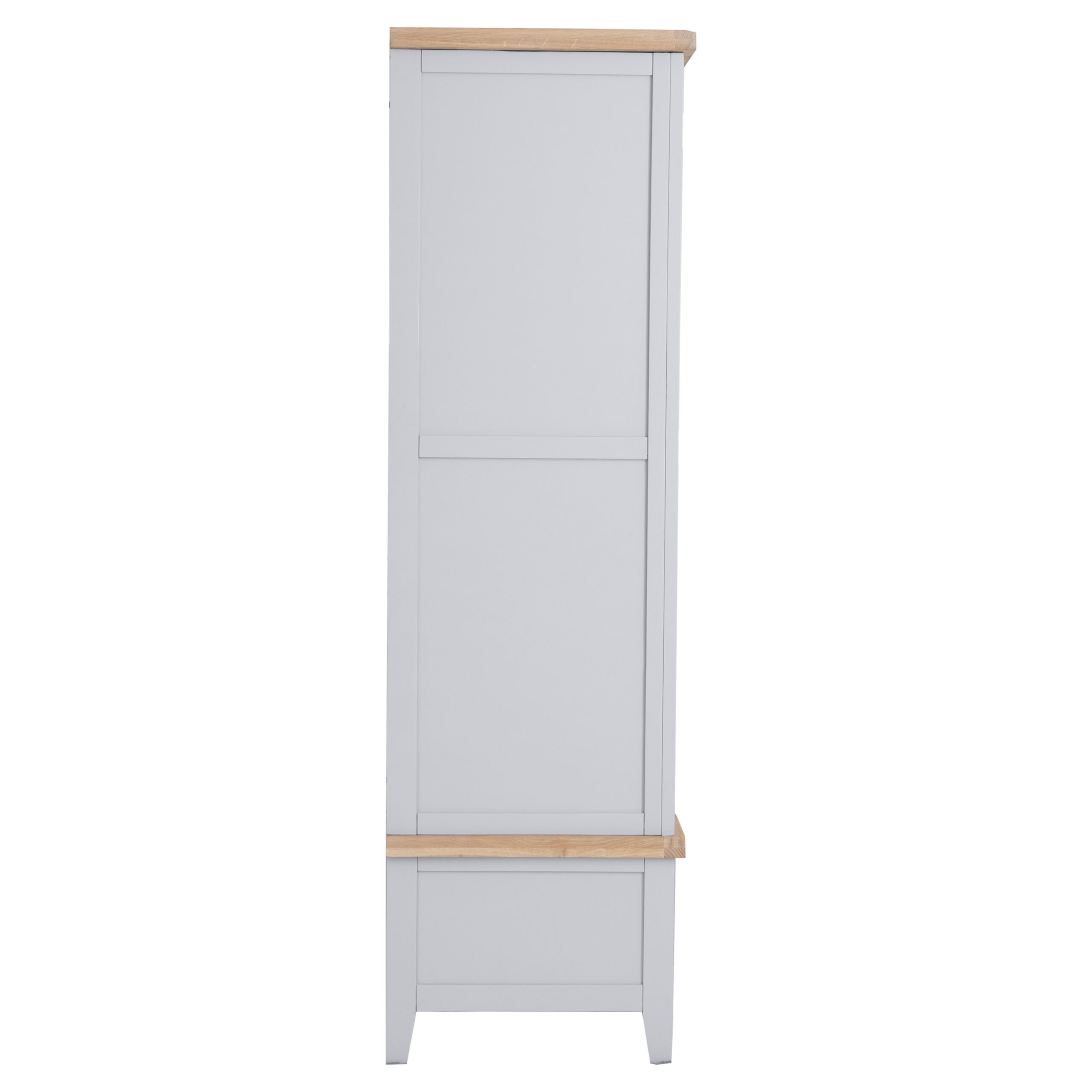 Modern 3 Door Grey Wardrobe with Ample Storage Space - Image 12