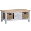 Modern Grey Coffee Table with Convenient Storage Solution - Image 2