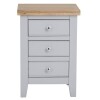 Modern Large Grey Bedside Table - Stylish Nightstand with Storage - Image 7
