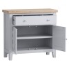 Compact Small Grey Sideboard with Stylish Storage Solution - Image 3
