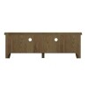 Large Oak Finish TV Stand - Image 10