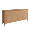 Oak Long Sideboard - Spacious Storage for Your Home - Image 2