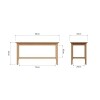 Coffee Table Light Oak - Stylish and Functional Furniture Piece - Image 6