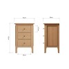 Modern Large Bedside Table with Spacious Storage - Image 9