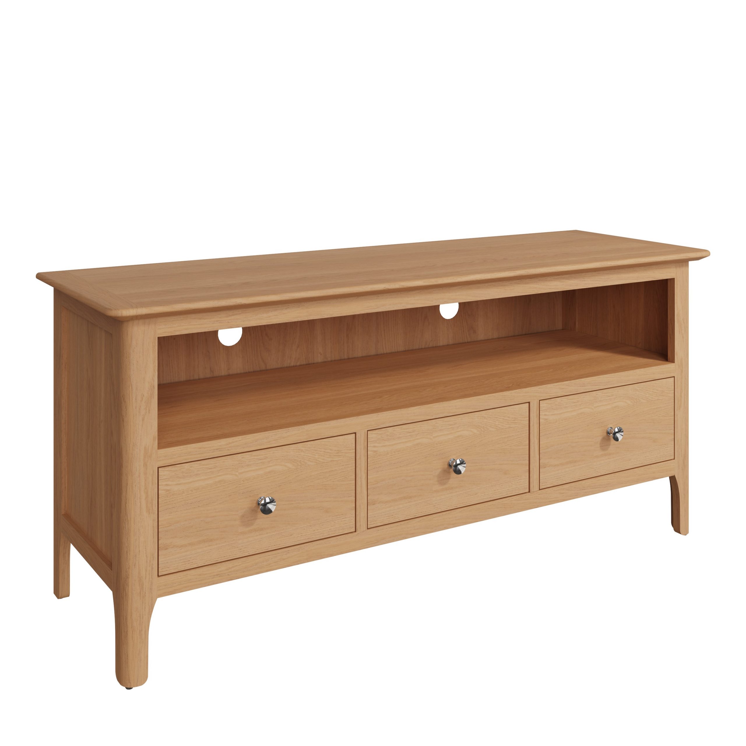 Contemporary Modern Oak TV Unit - Stylish Living Room Furniture - Image 2