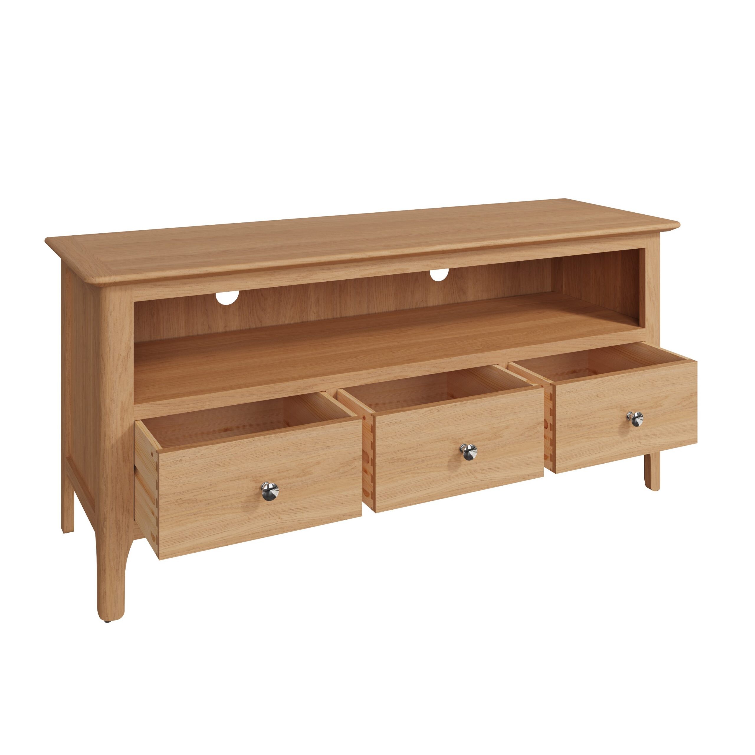 Contemporary Modern Oak TV Unit - Stylish Living Room Furniture - Image 3