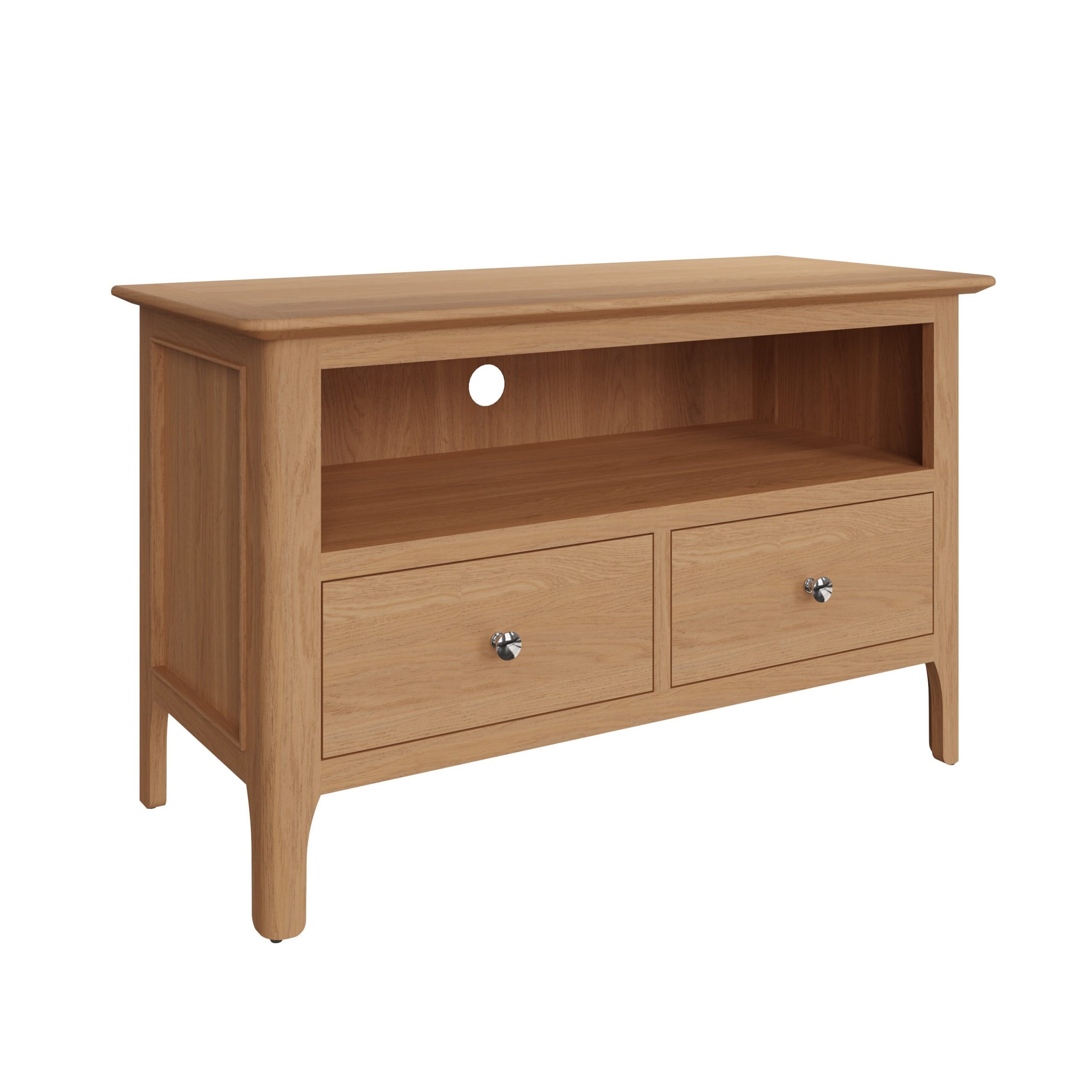 Contemporary Oak TV Stand - Image 3