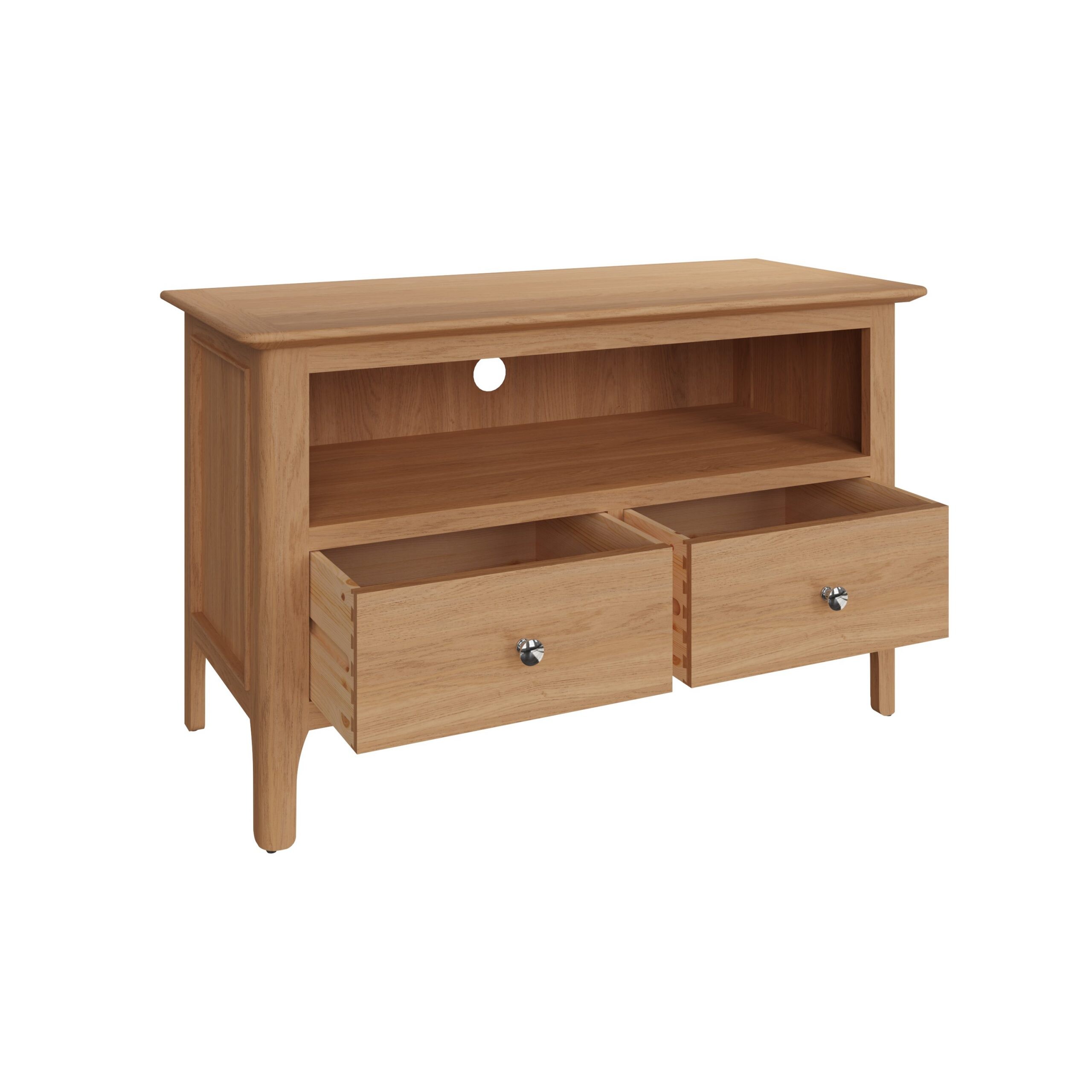 Contemporary Oak TV Stand - Image 4